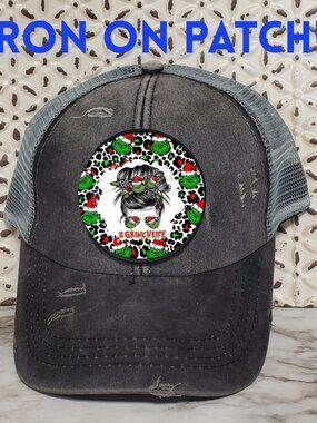 The Grinch Iron on Patch